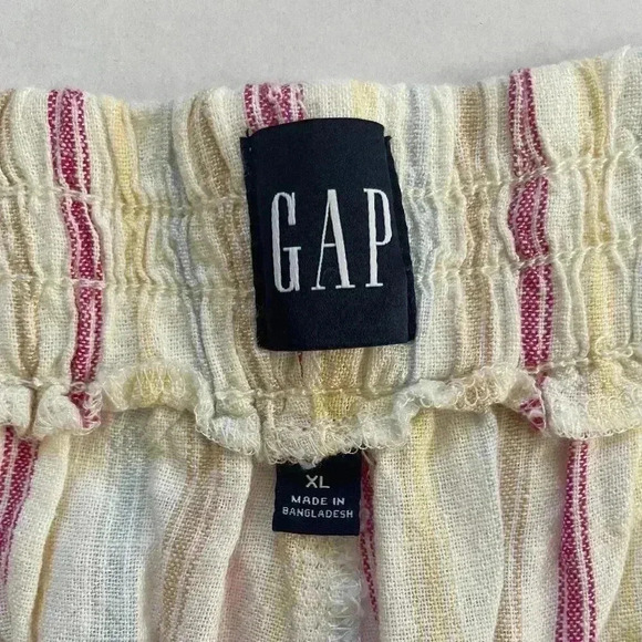 GAP Women’s XL Linen Shorts Pull-On Elastic Waist Lightweight Summer Casual - Picture 9 of 12